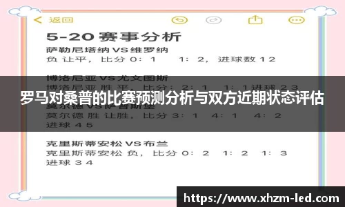 罗马对桑普的比赛预测分析与双方近期状态评估